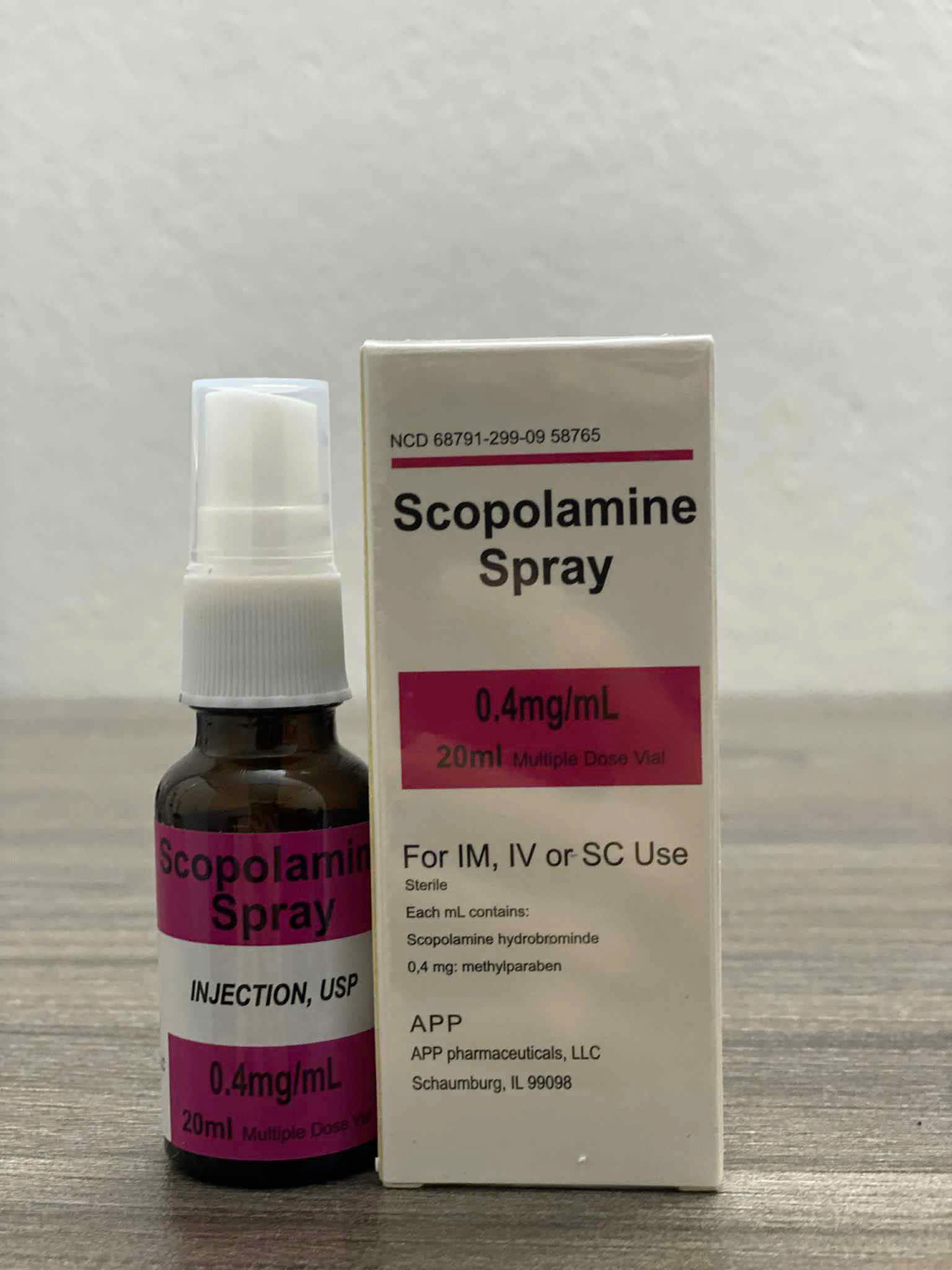 Thôi Miên Scobonamin Hydrobromide 0.4mg ( Dạng Xịt )
